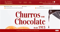 Desktop Screenshot of laantiguachurreria.com