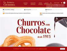 Tablet Screenshot of laantiguachurreria.com